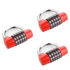 3 for Gym Locker Combination Padlocks Password Keyless