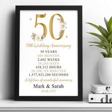 Personalised 50th Wedding