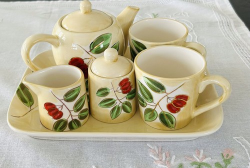 Retro tea set teapot 2 - tea,
