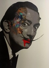 Rare print SALVADOR TATTOO artist proof Signed,Dismaland,Banksy, Death NYC 