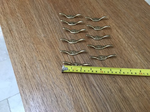 Brass cleats approx 7cm - cleats,
