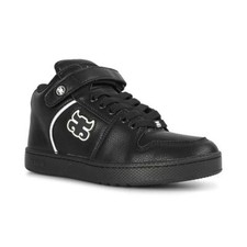 IPATH Grasshopper High-Top Skate Shoes - Black Leather