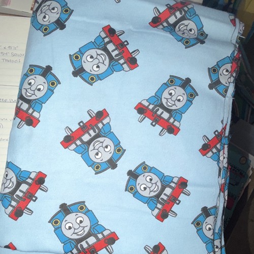 Flannel thomas friends - thomas,