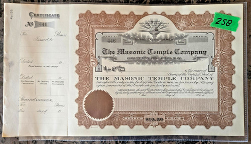 Vtg masonic capital - capital, 10$