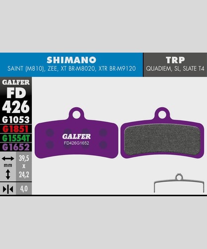 Galfer bike disc brake pad - e-bike,