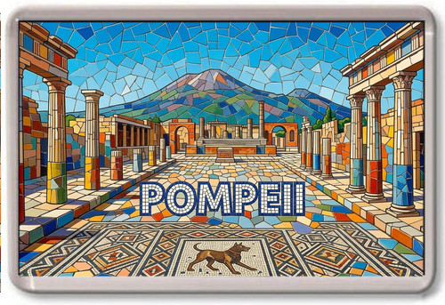 Fridge magnet pompeii - ,
