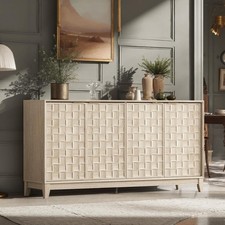 Fluted Sideboard Cabinet with