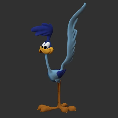 Looney tunes road runner - looney, 3d