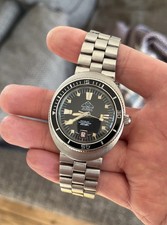 Mondaine Vintage 70s Automatic Diver ETA 2783 Bakelite bezel 