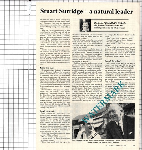 Stuart surridge cricketer - stuart,