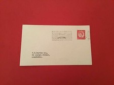 UK Sunny Rhyl For Happy Family Holidays 1964 Slogan Cancel stamp cover R35926