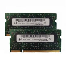 Micron 2X 4GB 1Rx8 PC2-6400