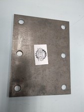 8mm Mild Steel Plate 325 x 250 Laser cut with 18mm Holes Farm Building Base