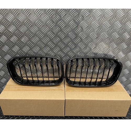 Gloss black front kidney - gloss,
