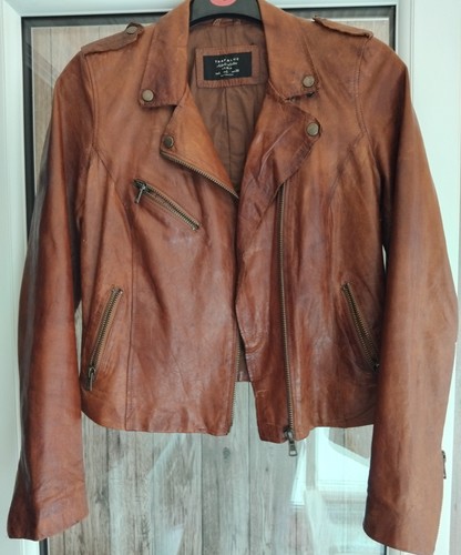 Zara women tan leather - zara,