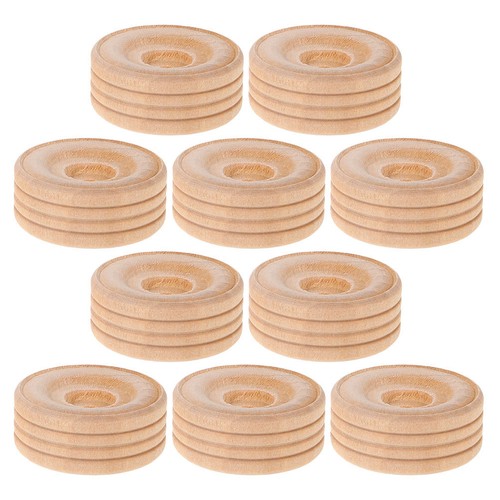 Pcs wooden wheels mini - pcs,