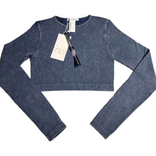 Zara seamless crop top l - zara,