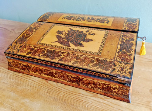 Mid victorian tunbridge ware - mid,
