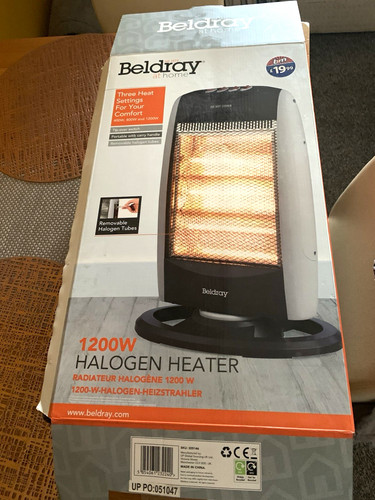 Beldray 1200w halogen portable - beldray,