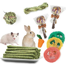 14x Small Animal Chew Toys Set