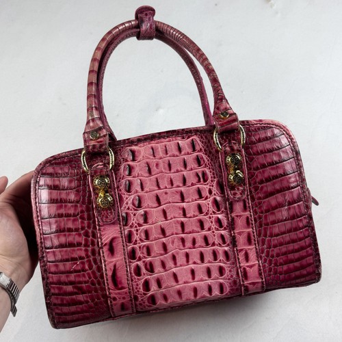 Italy pink croc embossed - pink,