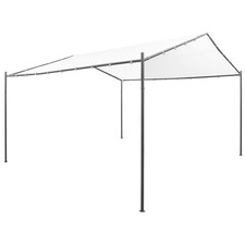 Gazebo White Fabric with a PA