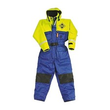 Fladen Scadia One-piece Flotation Suit, Blue-Yellow, [Size XXL]