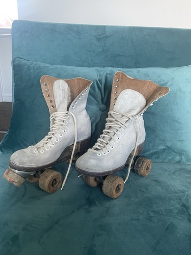 Vintage leather ladies roller - leather,