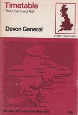 DEVON GENERAL BUS TIMETABLE