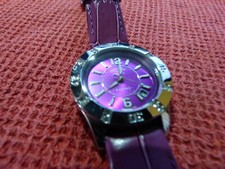ROTARY Ladies 'DOLPHIN STANDARD' Watch. Swarovski Crystal Gems in Bezel.
