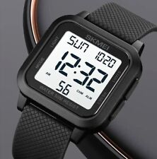 SKMEI Mens LED Watch Waterproof Digital Sports Stopwatch Military Alarm Watches