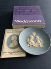 Vintage Wedgwood Jasper Blue