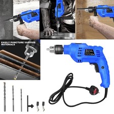 850W Hammer Drill 240V Variable Speed 3000RPM 2 in 1 Impact Drill with Handle