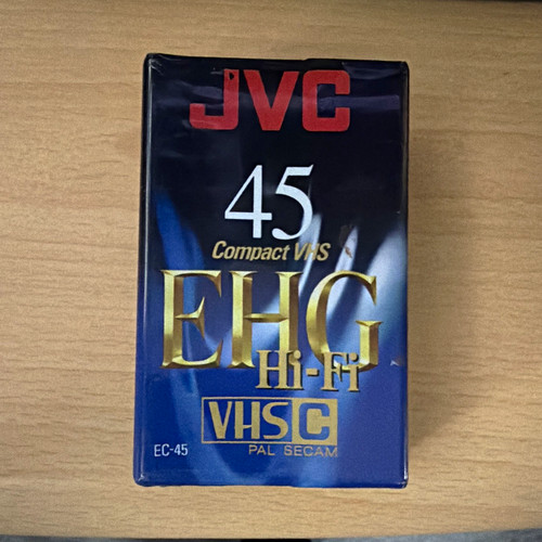 Jvc vhs 45min - hi-fi, vhs-c