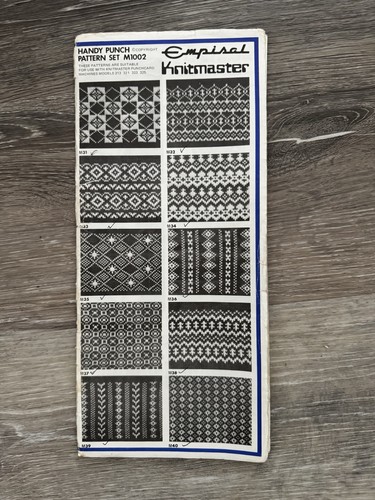 Knitmaster empisal silver reed - knitmaster,