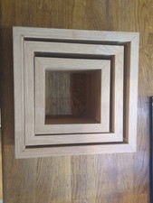 Set Of 3 Wall Display Floating