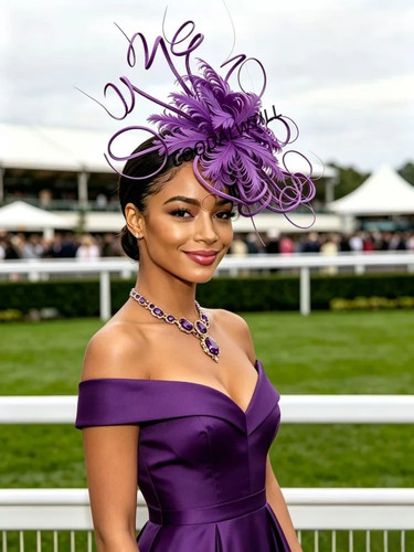 Women feather fascinator hat - women's,