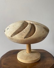 Vintage millinery wood hat