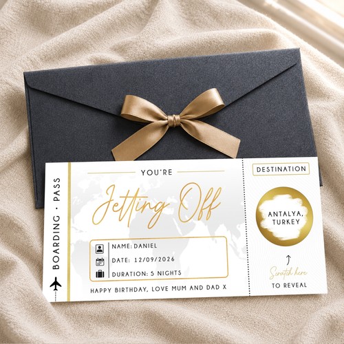 Personalised boarding pass - boarding,