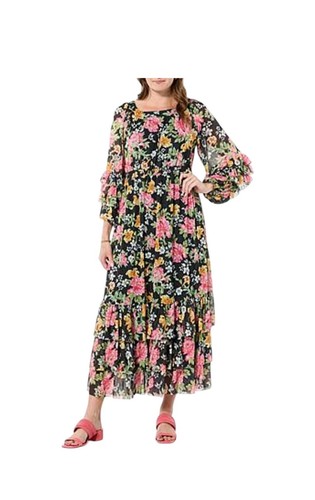 Dress antthony mesh - antthony, tiered