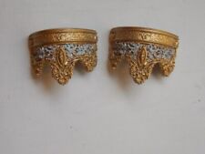 Dolls House Two Ornate Bed Crowns 1 / 12 Th Scale