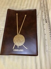 odhams retro knitting pattern folder storage 9“ x 6“