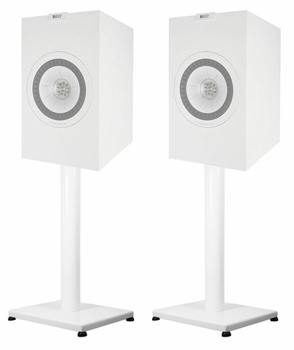 Pair steel white stands - white,