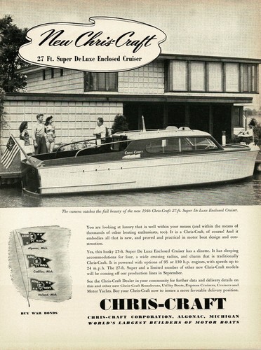 1945 chris craft super - 1945, de