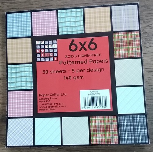 Paper cellar 6x6 checks - cellar,