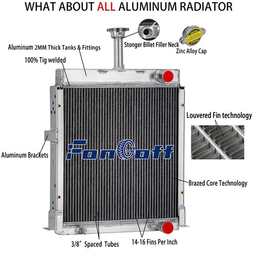 Radiator suits case 380b - radiator,