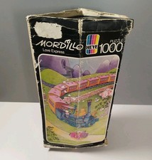 Heye Mordillo Love Express 1000 Piece Jigsaw Puzzle 1985 - 1pc missing - rare