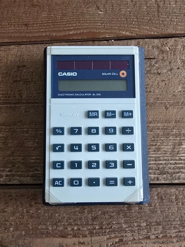 Vintage casio 300 solar - casio, sl-300