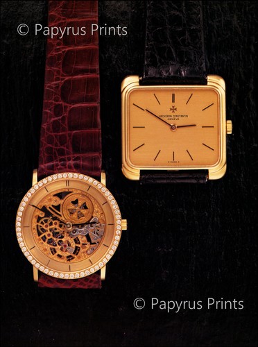 1990 vintage print - watch, rolex