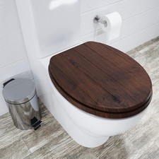 Croydex Molvena Wooden Toilet